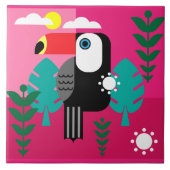 Toucan Tropical Bird Fliese (Vorderseite)