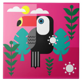 Toucan Tropical Bird Fliese