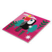 Toucan Tropical Bird Fliese (Seite)