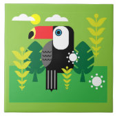 Toucan Tropical Bird Fliese (Vorderseite)