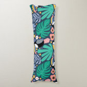 Toucan Tropical Bird Floral Kissen (Vorderseite Vertikal)