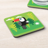 Toucan Tropical Bird Getränkeuntersetzer (Linke Seite)