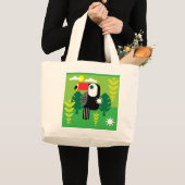 Toucan Tropical Bird Lovers Jumbo Stoffbeutel (Vorderseite (Produkt))