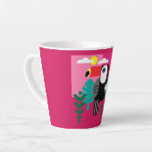 Toucan Tropical Bird Lovers Milchtasse (Linke Ecke)
