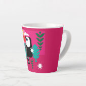 Toucan Tropical Bird Lovers Milchtasse (Rechte Ecke)
