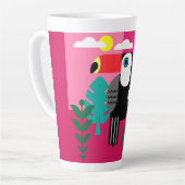 Toucan Tropical Bird Lovers Milchtasse (Linke Ecke)