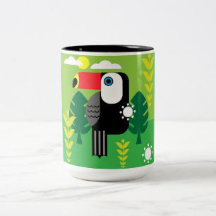Toucan Tropical Bird Lovers Zweifarbige Tasse