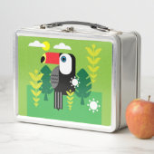Toucan Tropical Bird Metall Brotdose (Beispiel)