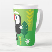 Toucan Tropical Bird Milchtasse (Rechte Ecke)