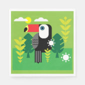 Toucan Tropical Bird Serviette (Vorderseite)