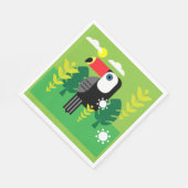 Toucan Tropical Bird Serviette (Ecke)