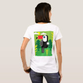 Toucan Tropical Bird T-Shirt (Schwarz voll)