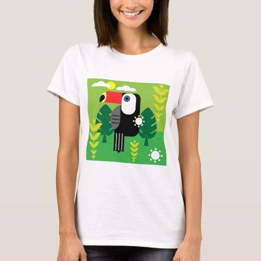 Toucan Tropical Bird T-Shirt (Vorderseite)