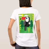 Toucan Tropical Bird T-Shirt (Rückseite)