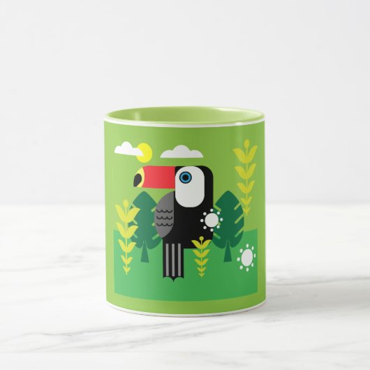 Toucan Tropical Bird Tasse (Zentrum)