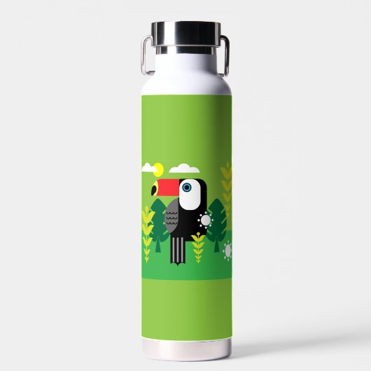 Toucan Tropical Bird Trinkflasche (Vorne)