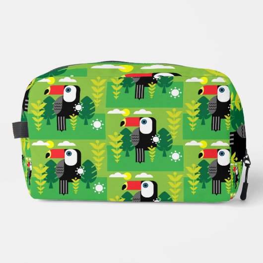 Toucan Tropical Bird Waschbeutel (Vorderseite)