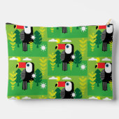 Toucan Tropical Bird Zubehörtasche (Rückseite)