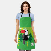 Toucan Tropical Birds Schürze (Getragen)
