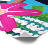 Toucan Tropical Blume Jungle Bird Wall Kunst Poster (Ecke)