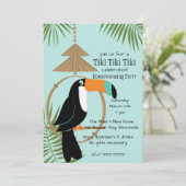 Toucan Tropical Einladung (Stehend Vorderseite)