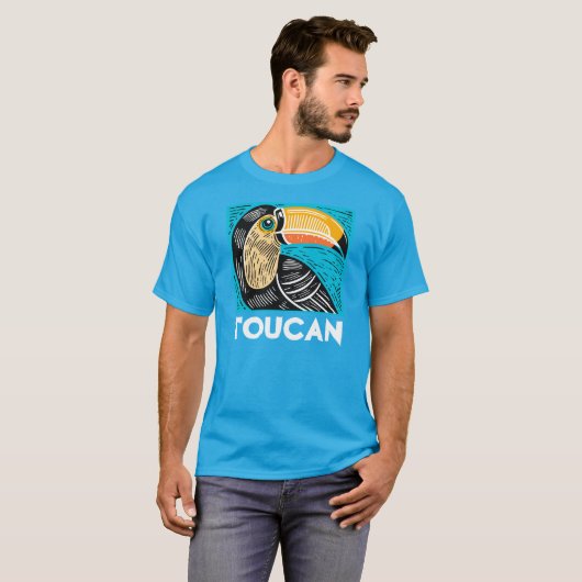 Toucan Tropical Island Vacation T - Shirt (Vorne ganz)