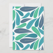 Toucan Tropical Leaf Gender-neutral Baby Dusche Einladung (Rückseite)