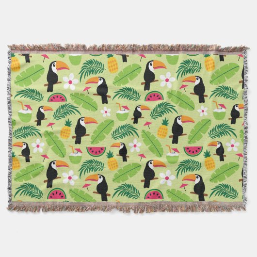 Toucan Tropical Summer Decke (Vorderseite)