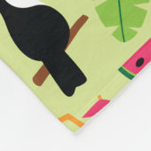 Toucan Tropical Summer Fleecedecke (Ecke)