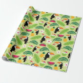 Toucan Tropical Summer Geschenkpapier (Ungerollt)