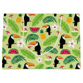 Toucan Tropical Summer Große Geschenktüte (Vorderseite)