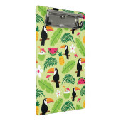 Toucan Tropical Summer Mini Klemmbrett (Schrägansicht)