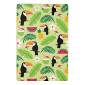 Toucan Tropical Summer Mini Klemmbrett (Rückseite)