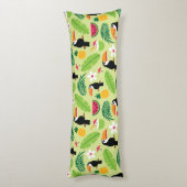 Toucan Tropical Summer Seitenschläferkissen (Rückseite (Vertikal))