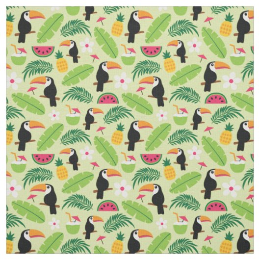 Toucan Tropical Summer Stoff (Muster)