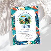 Toucan Tropical Vibranns Summers First Birthday