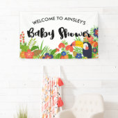 Toucan tropische Babyparty Banner (Insitu)