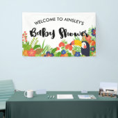 Toucan tropische Babyparty Banner (Messeveranstaltung)