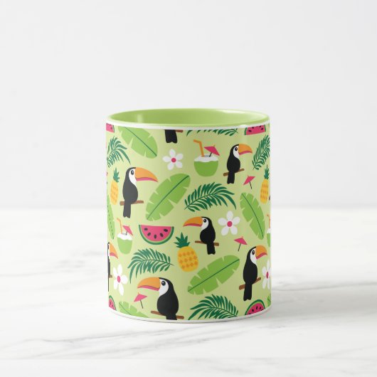 Toucan tropischer Sommer Tasse (Zentrum)