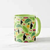 Toucan tropischer Sommer Tasse (VorderseiteRechts)