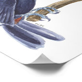 Toucan, tropischer Vogel Poster (Ecke)