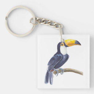 Toucan, tropischer Vogel Schlüsselanhänger