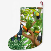 Toucan tropischer WeihnachtsStrumpf Kleiner Weihnachtsstrumpf (Rückseite)