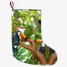 Toucan tropischer WeihnachtsStrumpf Kleiner Weihnachtsstrumpf