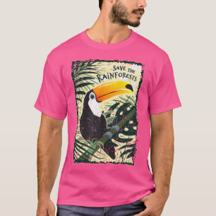 Toucan Vintages Shirt - Rett der Regenwälder