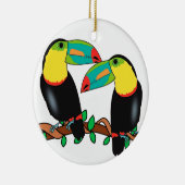 Toucan Vogel-Liebekunst Keramikornament (Rechts)