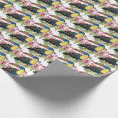 Toucan-Vogel mit Blume Geschenkpapier (Ecke)