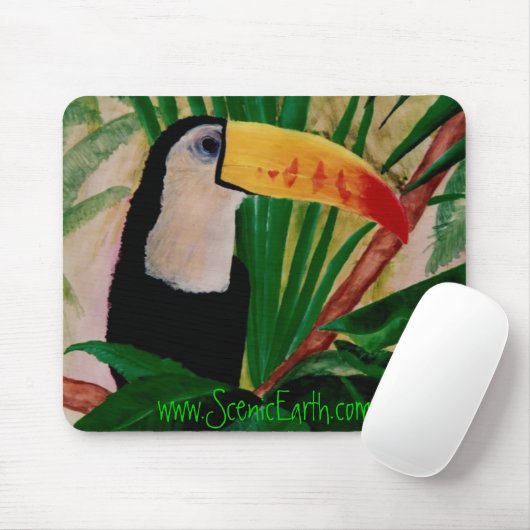 Toucan Vogel-tropische Mousepad (Mit Mouse)