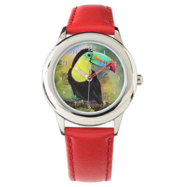 Toucan Watch Armbanduhr (Vorderseite)