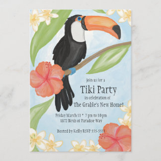 Toucan Watercolor Einladung